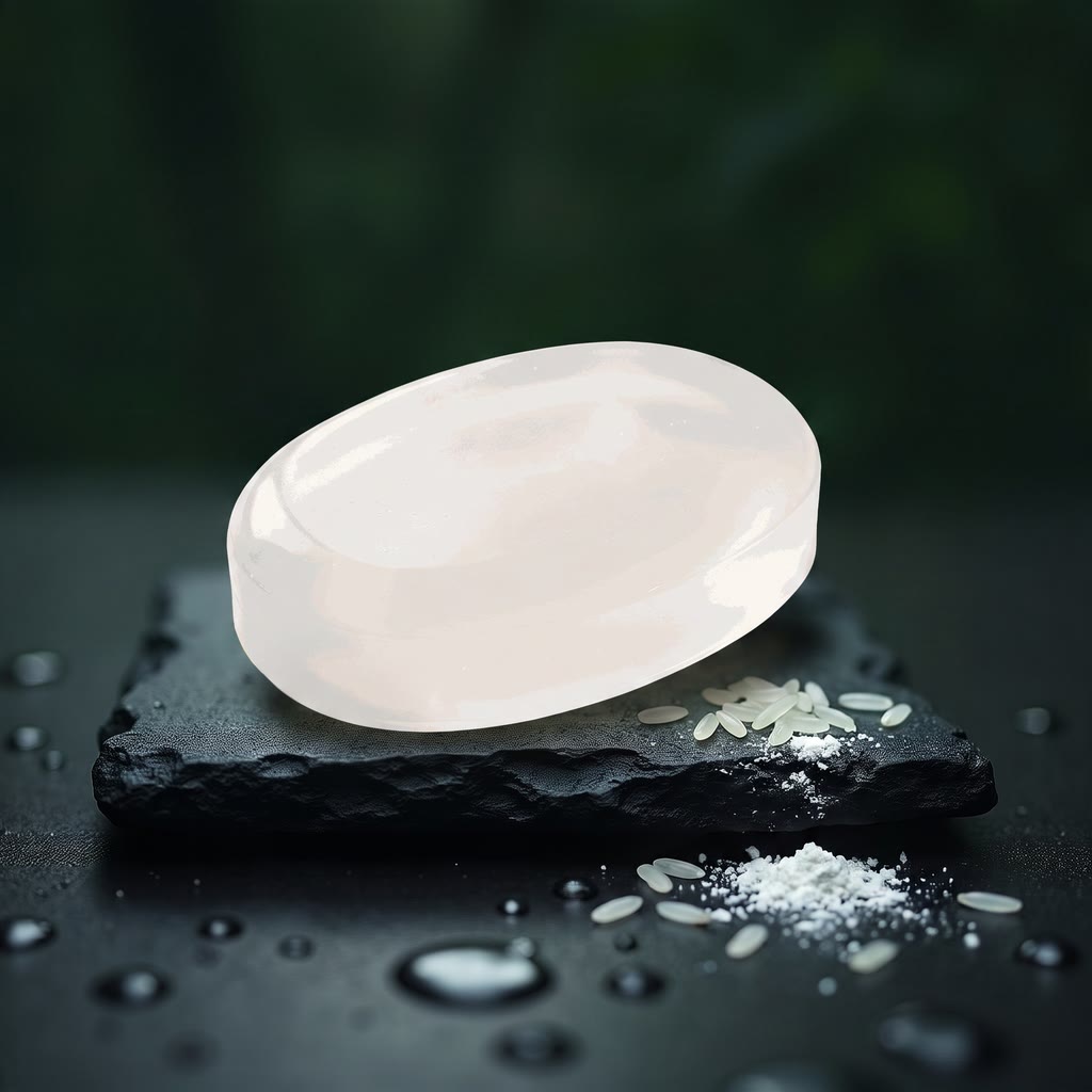 Jabón artesanal de Arroz y Maizena de Espuma Silvestre, barra de 100 g
