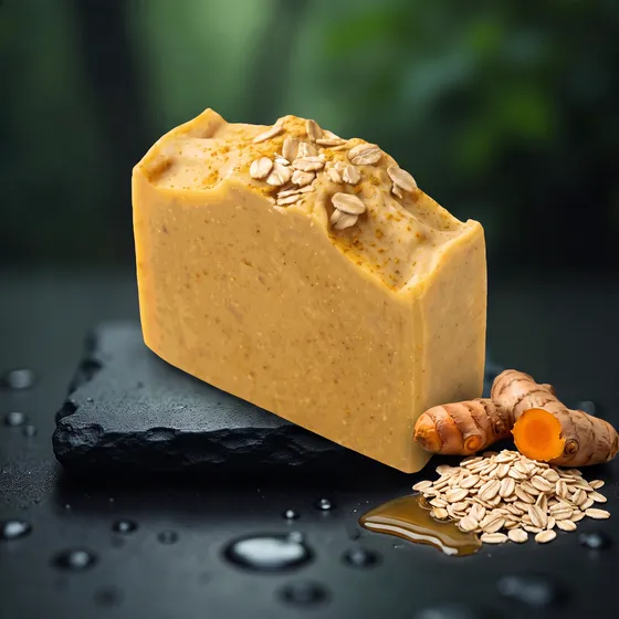 Jabón de Cúrcuma, Avena y Miel
